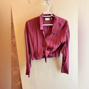 Aritzia Wilfred free crop, XS